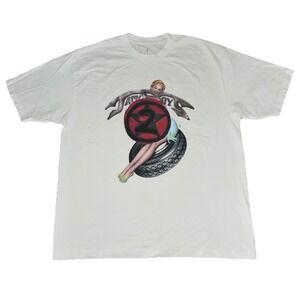 Travis Scott JackBoys 2 C1 Tee XL White NEW *pinhole‎